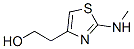 4-Thiazoleethanol, 2-(methylamino)- Structure,180207-27-6Structure