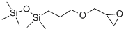 3,8-Dioxa-2,4-disilanonane,2,2,4,4-tetramethyl-9-(2-oxiranyl)- Structure,18044-44-5Structure