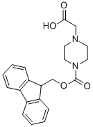 4-Fmoc-1-piperazineacetic acid hydrate Structure,180576-05-0Structure