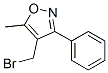 4-(Bromomethyl)-5-methyl-3-phenylisoxazole Structure,180597-83-5Structure