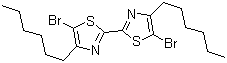 5,5-Dibromo-4,4-dihexyl-2,2-bithiazole Structure,180729-93-5Structure