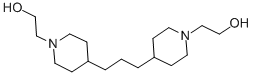 1,3-Bis[1-(2-hydroxyethyl)-4-piperidyl]propane Structure,18073-84-2Structure