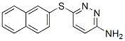 3-Pyridazinamine, 6-(2-naphthalenylthio)- Structure,180901-21-7Structure