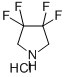 3,3,4,4-Tetrafluoropyrrolidine Hydrochloride Structure,1810-13-5Structure