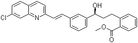 Methyl 2-[(3s)-3-[3-[(1e)-2-(7-chloro-2-quinolinyl)ethenyl]phenyl]-3-hydroxypropyl]benzoate Structure,181139-72-0Structure