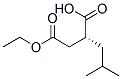 3-(Ethoxycarbonyl)-2-(2-methylpropyl)propanoic acid Structure,181289-10-1Structure