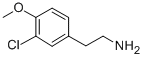 2-(3-Chloro-4-methoxy-phenyl)-ethyl amine Structure,18149-08-1Structure