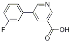 5-(3-Fluorophenyl)-3-pyridinecarboxylic acid Structure,181705-88-4Structure