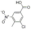 3-Chloro-4-methyl-5-nitrobenzoic acid Structure,181871-69-2Structure