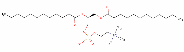 1,2-Dilauroyl-sn-glycero-3-phosphocholine Structure,18194-25-7Structure