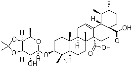 Quinovic acid 3-o-(3’,4’-o-isopropylidene)-beta-d-fucopyranoside Structure,182132-59-8Structure