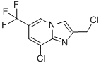 8-Chloro-2-chloromethyl-6-trifluoromethylimidazo[1,2-a]pyridine Structure,182181-31-3Structure