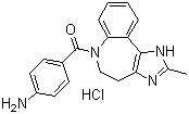 (4-Aminophenyl)(2-methyl-4,5-dihydrobenzo[b]imidazo[4,5-d]azepin-6(1h)-yl)methanone Structure,182202-75-1Structure