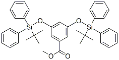 3,5-Bis(tert-butyldiphenylsilyloxy)benzoic acid methyl ester Structure,182250-68-6Structure