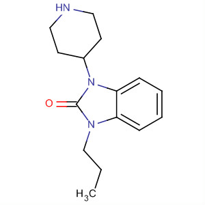 1,3-Dihydro-1-(4-piperidinyl)-3-propyl-2h-benzimidazol-2-one Structure,182365-66-8Structure