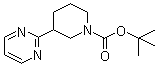 3-(2-Pyrimidinyl)-1-piperidinecarboxylic acid 1,1-dimethylethyl ester Structure,182416-13-3Structure