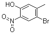 4-Bromo-5-methyl-2-nitrophenol Structure,182500-28-3Structure