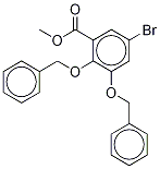 2,3-Dibenzyl-5-bromobenzoic acid methyl ester Structure,182676-91-1Structure