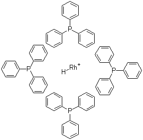 Hydridotetrakis(triphenylphosphine)rhodium(I) Structure,18284-36-1Structure