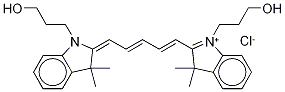 2-[5-[1,3-Dihydro-1-(3-hydroxypropyl)-3,3-dimethyl-2h-indol-2-ylidene]-1,3-pentadien-1-yl]-1-(3-hydroxypropyl)-3,3-dimethyl-3h-indolium chloride Structure,182873-72-9Structure