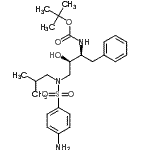 Tert-butyl((2s,3r)-4-(4-amino-n-isobutylphenylsulfonamido)-3-hydroxy-1-phenylbutan-2-yl)carbamate Structure,183004-94-6Structure