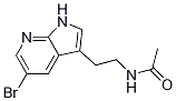 Acetamide, n-[2-(5-bromo-1h-pyrrolo[2,3-b]pyridin-3-yl)ethyl]- Structure,183208-14-2Structure