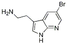 1H-pyrrolo[2,3-b]pyridine-3-ethanamine, 5-bromo- Structure,183208-57-3Structure