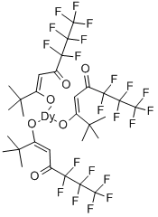 Dysprosium-fod Structure,18323-98-3Structure