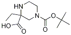 1-N-boc-3-piperazinecarboxylic acid ethyl ester Structure,183742-29-2Structure