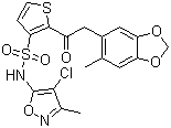 Sitaxentan Structure,184036-34-8Structure