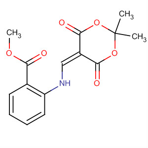 2-(2,2-Dimethyl-4,6-dioxo-1,3dioxan-5-ylidenemethyl)-amino-benzoic acid methyl ester Structure,185130-13-6Structure