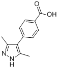 4-(3,5-Dimethyl-1h-pyrazol-4-yl)benzoic acid Structure,185252-69-1Structure