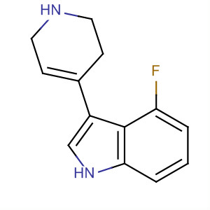 4-Fluoro-3-(1,2,3,6-tetrahydropyridin-4-yl)-1h-indole Structure,185255-80-5Structure