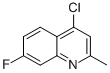 4-Chloro-7-fluoro-2-methylquinoline Structure,18529-04-9Structure