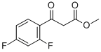 Methyl 2’,4’-difluorophenylbenzoylacetate Structure,185302-85-6Structure