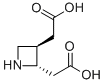 (2S,3s)-trans-3-(carboxymethyl)-azetidine-2-acetic acid Structure,185387-36-4Structure