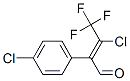 3-Chloro-2-(4-chlorophenyl)-4,4,4-trifluorobut-2-enal Structure,185389-58-6Structure