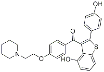 4-Hydroxy raloxifene Structure,185416-01-7Structure