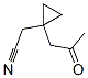 1-(2-Oxopropyl)cyclopropaneacetonitrile Structure,185516-82-9Structure