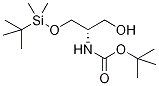 [(1S)-2-[[(tert-butyl)dimethylsilyl]oxy]-1-(hydroxymethyl)ethyl]-carbamic acid tert-butyl ester Structure,185692-85-7Structure