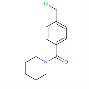 (4-(Chloromethyl)phenyl)(piperidin-1-yl)methanone Structure,185743-00-4Structure