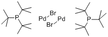 Di-μ-bromobis(tri-t-butylphosphino)dipalladium(I) Structure,185812-86-6Structure