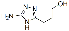 3-(5-Amino-4H-[1,2,4]triazol-3-yl)-propan-1-ol Structure,18595-97-6Structure