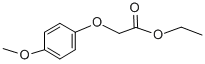 (4-Methoxyphenoxy) acetic acid ethyl ester Structure,18598-23-7Structure