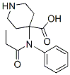 4-Piperidinecarboxylic acid, 4-[(1-oxopropyl)phenylamino] Structure,186022-53-7Structure