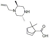 (+)-(2S,5r)-1-allyl-2,5-dimethylpiperazine, (+)-camphoric acid salt Structure,186094-00-8Structure