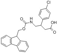 Fmoc-4-Amino-3-(4-chlorophenyl)butanoic acid) Structure,186320-20-7Structure