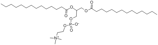 1,2-Dimyristoyl-rac-glycero-3-phosphocholine Structure,18656-38-7Structure