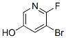 3-Bromo-2-fluoro-5-hydroxypyridine Structure,186593-54-4Structure