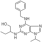 2-[[9-(1-methylethyl)-6-[(phenylmethyl)amino]-9H-purin-2-yl]amino]-1-Butanol Structure,186692-44-4Structure